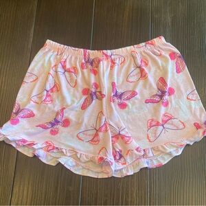 The Children’s Place Pajama Shorts, Pink Butterfly, Size 14 (XL)